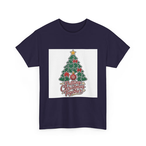 Christmas Day Graphic Tee for Family — Retro Snowman