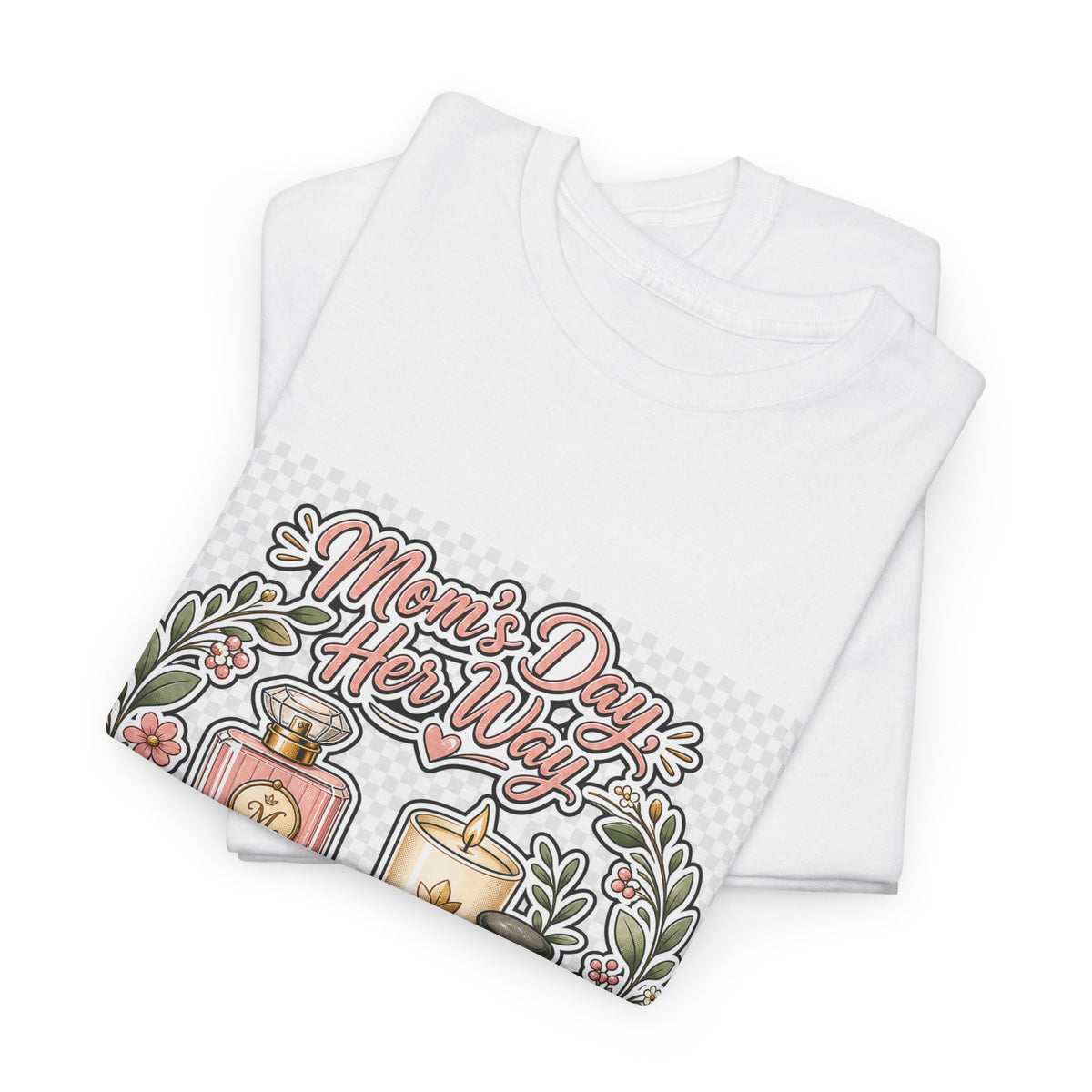 Mother's Day Shirt for Mom — Floral Heart Graphic Gift Tee