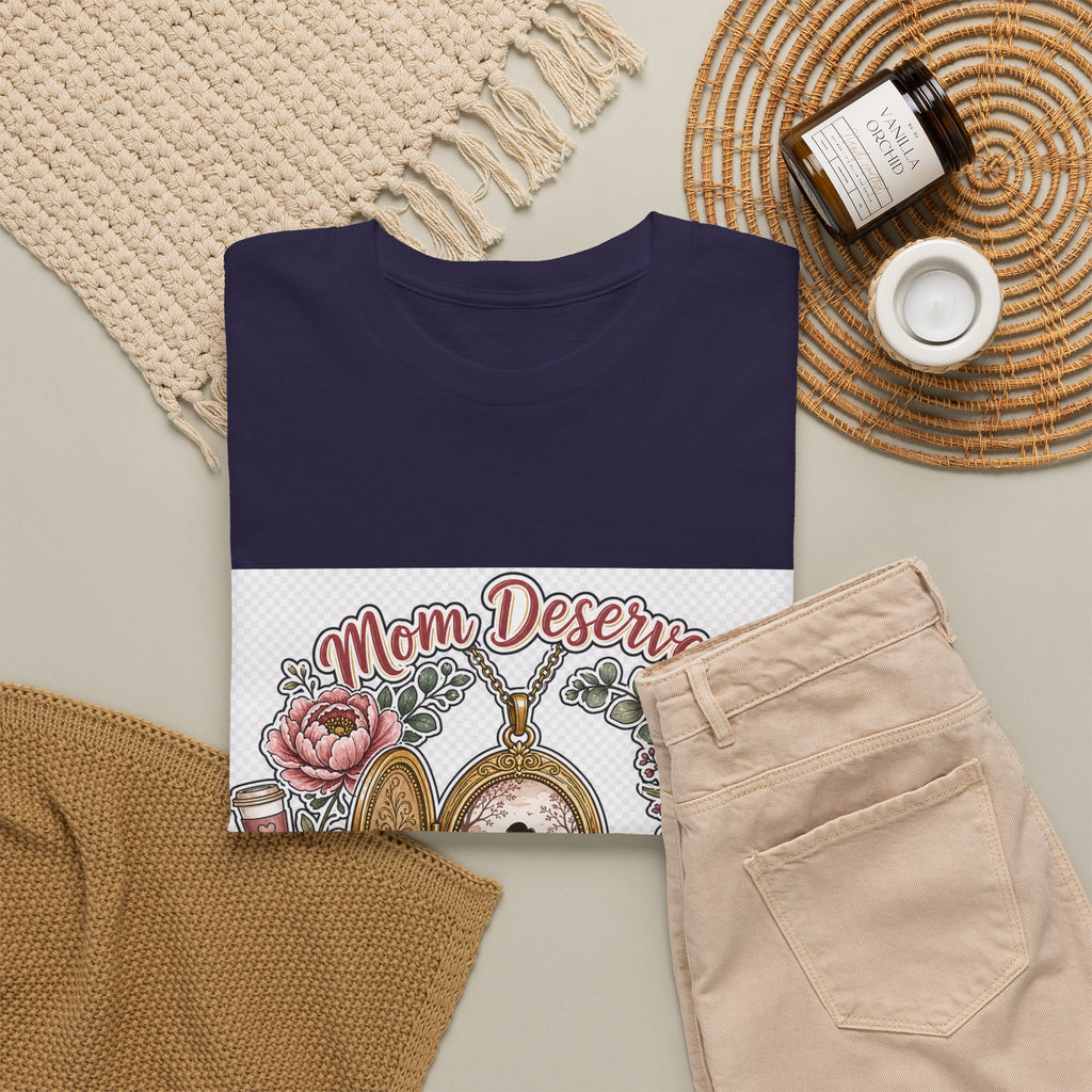 Mother's Day Floral Heart T-Shirt for Mom — Gift Tee