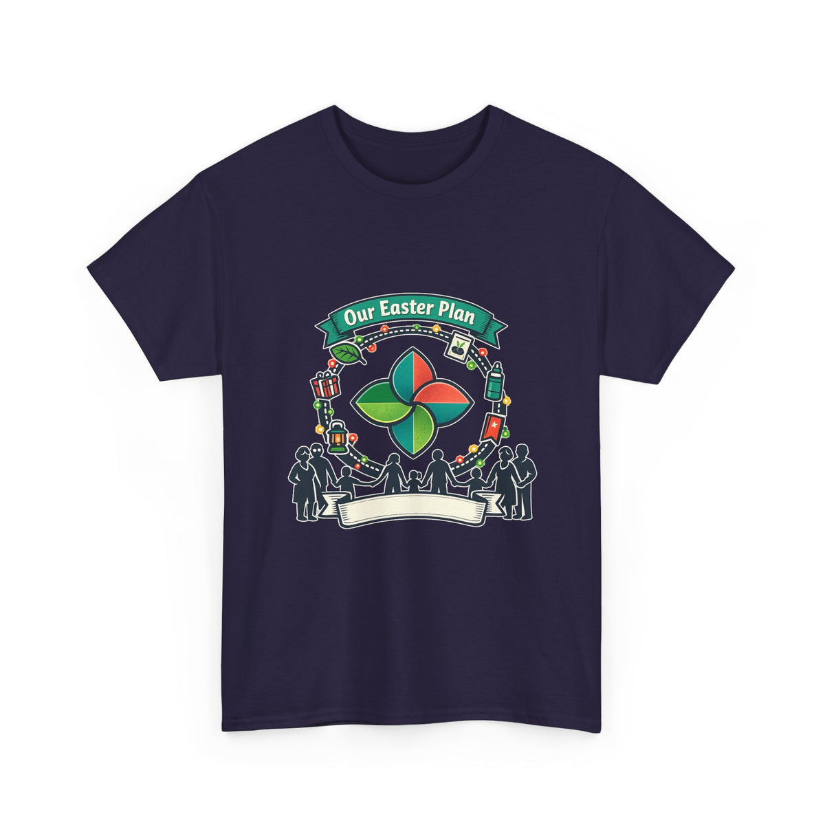 Easter Sunday Shirt for Adults - Whimsical Spring Floral Design