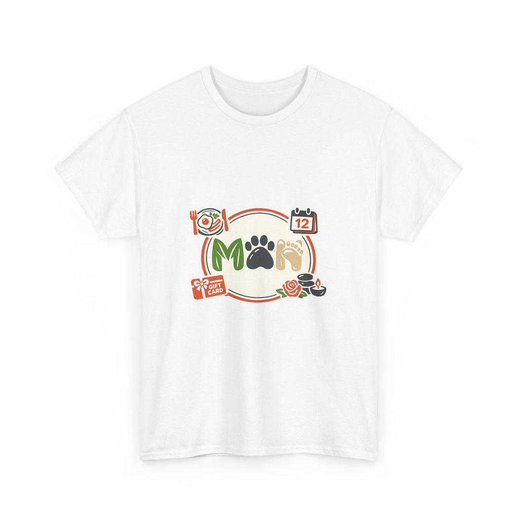Mother's Day Shirt for Mom - Floral Heart Design Tee