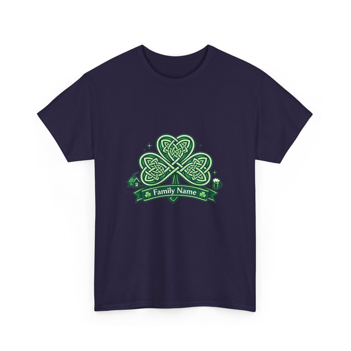 St. Patrick's Day Shirt for Adults – Celtic Luck Design Tee