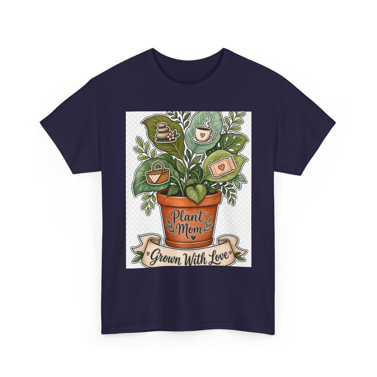 Mother's Day Floral Heart Tee for Mom - Gift Shirt