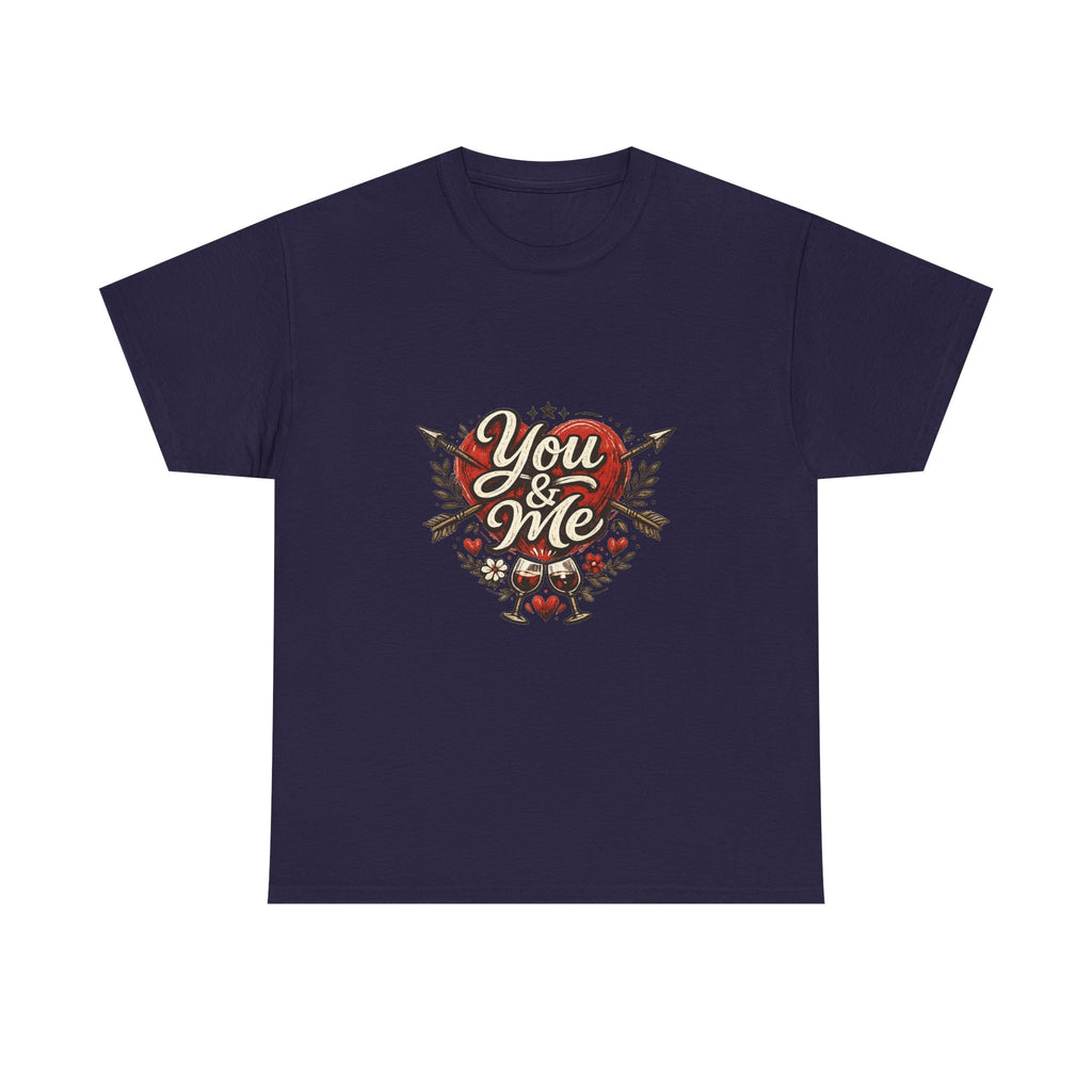 Valentine's Day Shirt for Him or Her — Geometric Heart Gift Tee