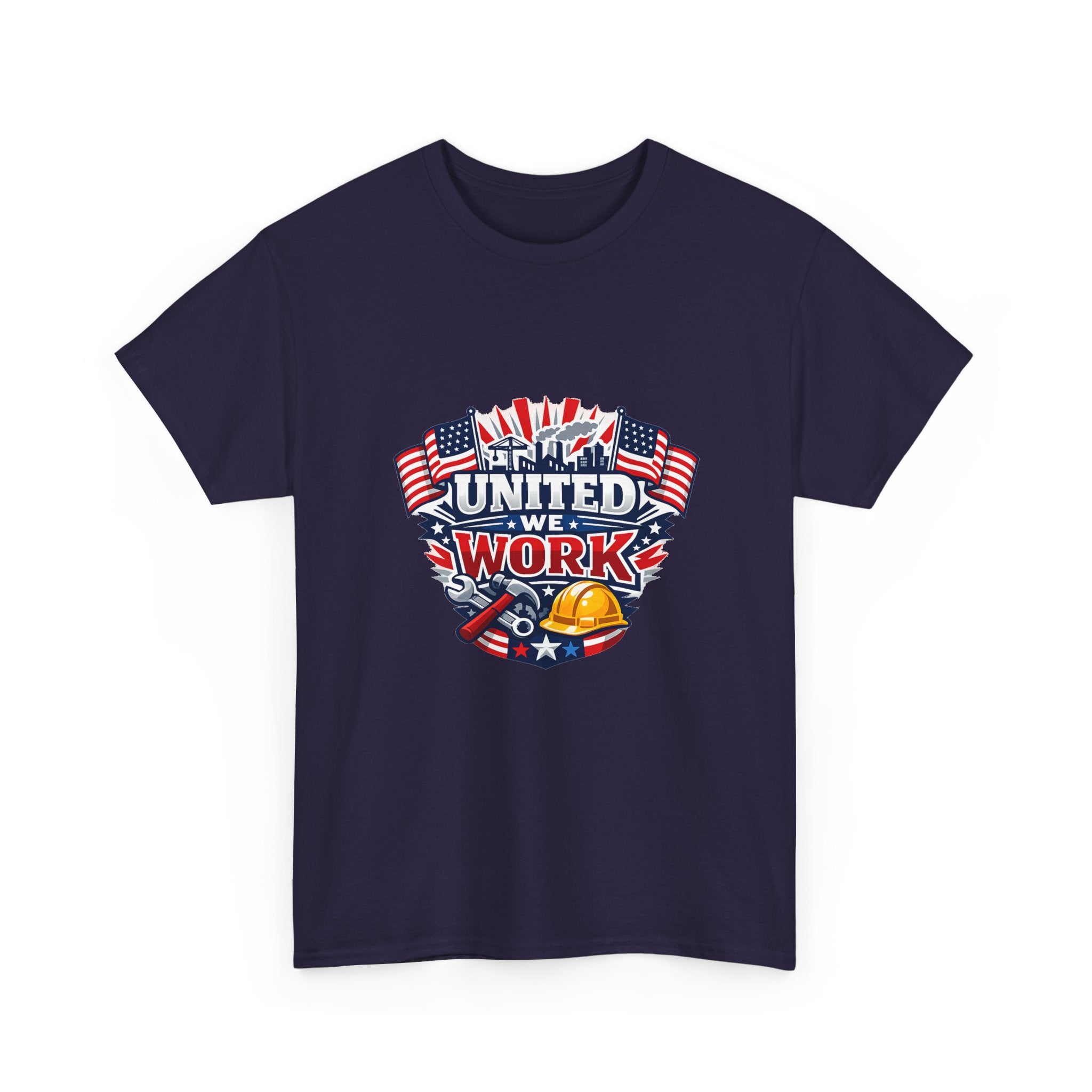 Labor Day Shirt for Workers - Bold Graphic Tee, Patriotic Design