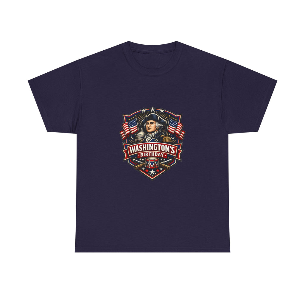Washington's Birthday Tee for History Buffs - Patriotic Gift Idea