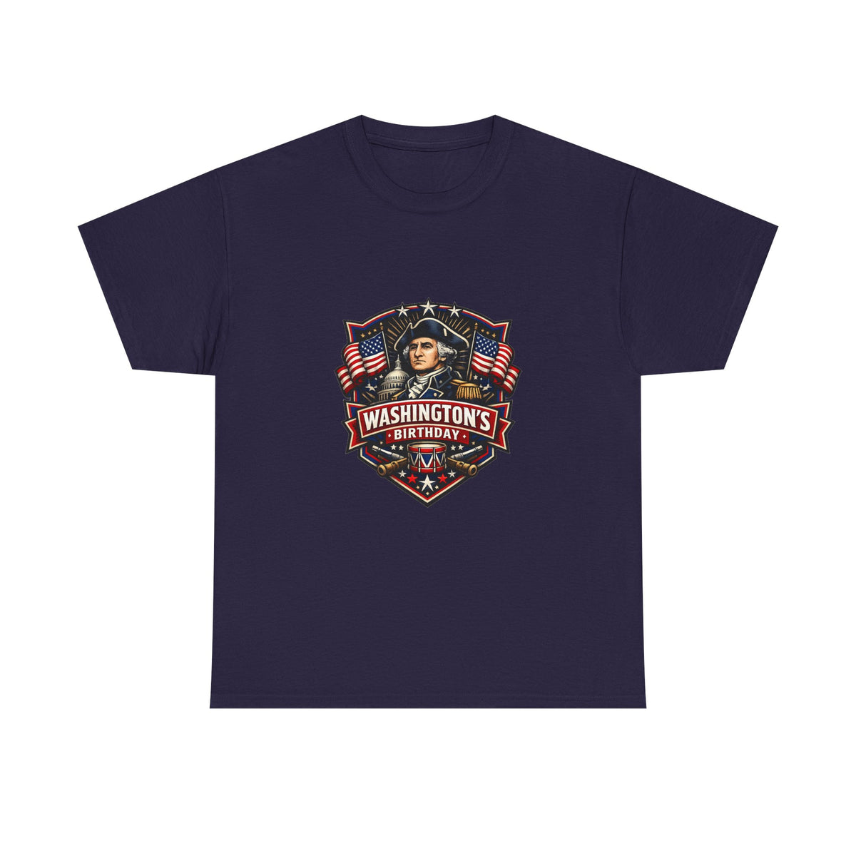 Washington's Birthday Tee for History Buffs - Patriotic Gift Idea