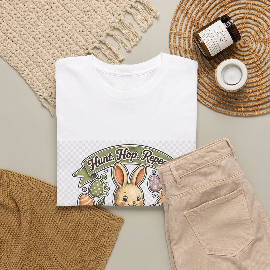 Easter Sunday Family Shirt - Pastel Bunny & Egg Graphic Tee