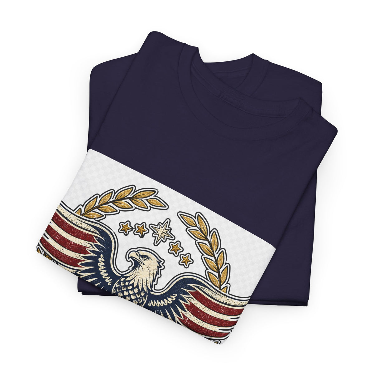 Independence Day T-Shirt for Patriotic Adults — Vintage Flag Graphic