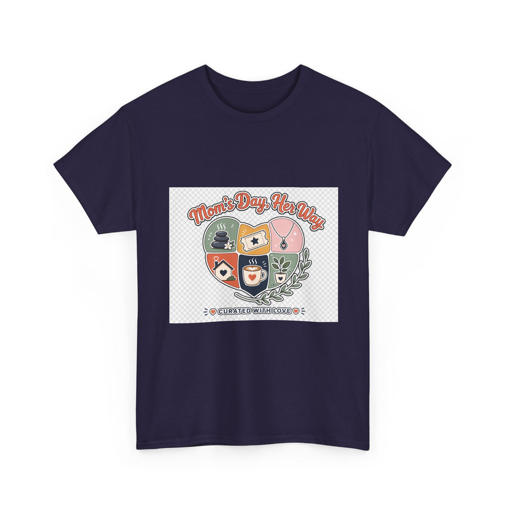 Mother's Day Shirt for Mom - Floral Heart Gift Tee