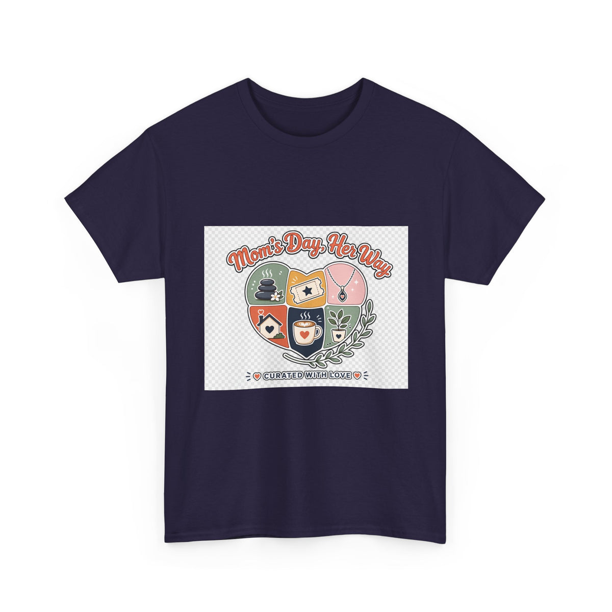 Mother's Day Shirt for Mom - Floral Heart Gift Tee
