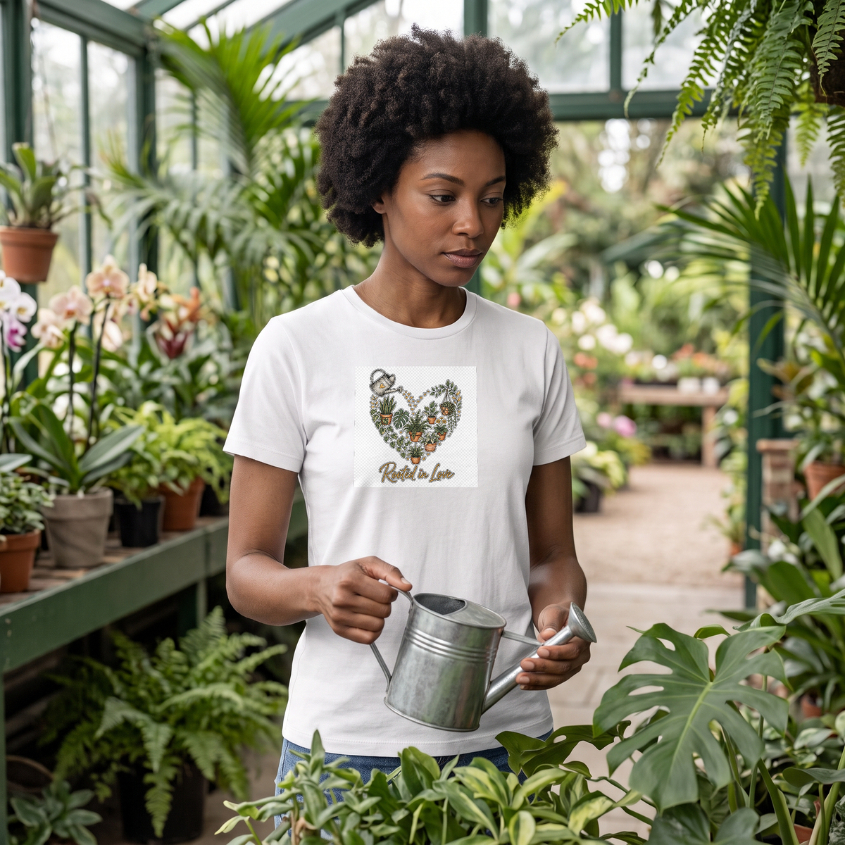 Mother's Day Floral Heart Shirt for Mom — Gift Tee - Lifestyle 7