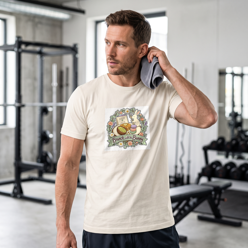 Easter Sunday Shirt for Family — Pastel Bunny Floral Tee - Lifestyle 6