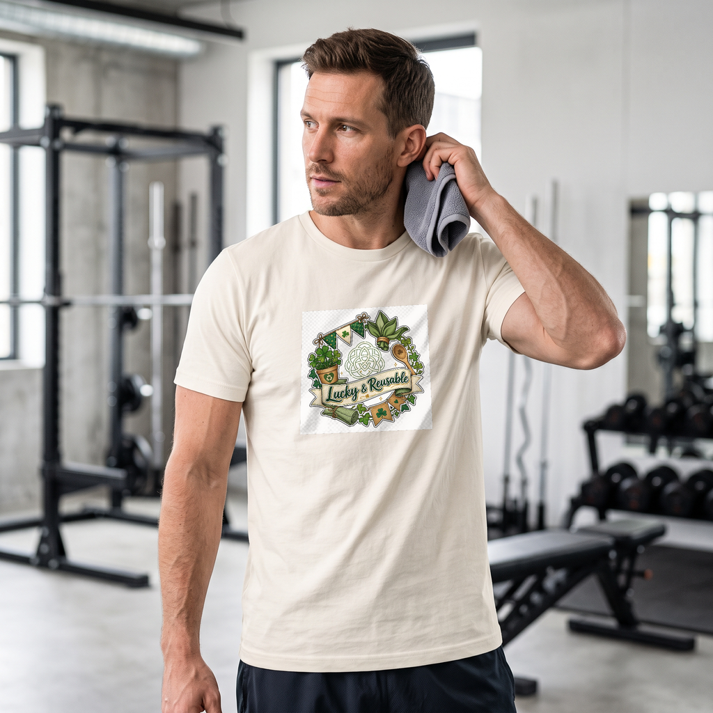 St. Patrick's Day Lucky Shamrock Tee for Men & Women - Lifestyle 6