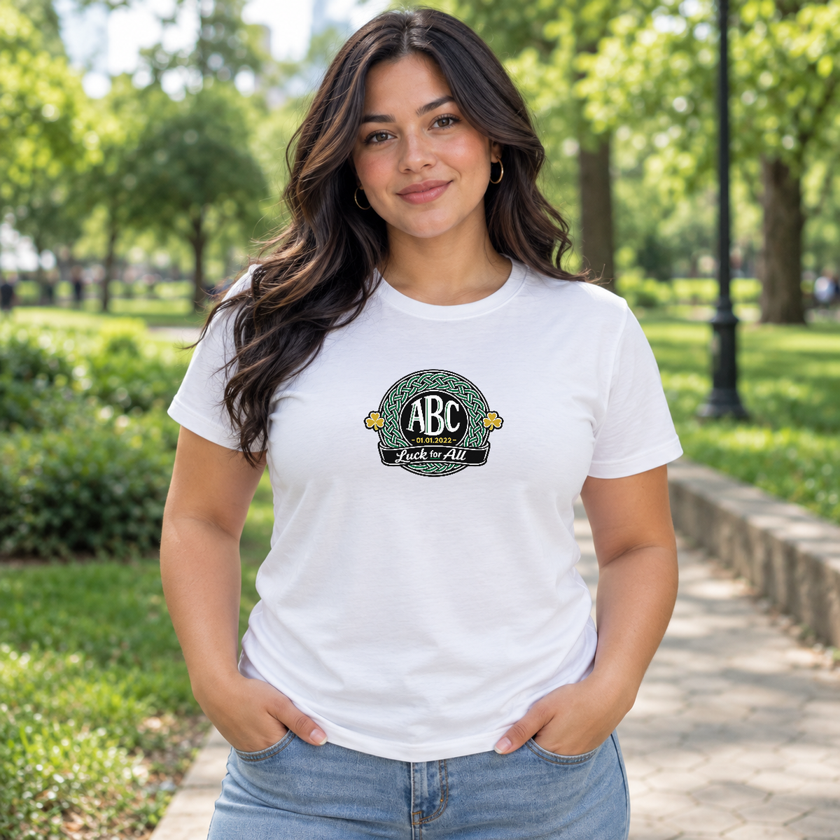 St. Patrick's Day graphic tee – Unisex Irish Celtic Design Gift - Lifestyle 1