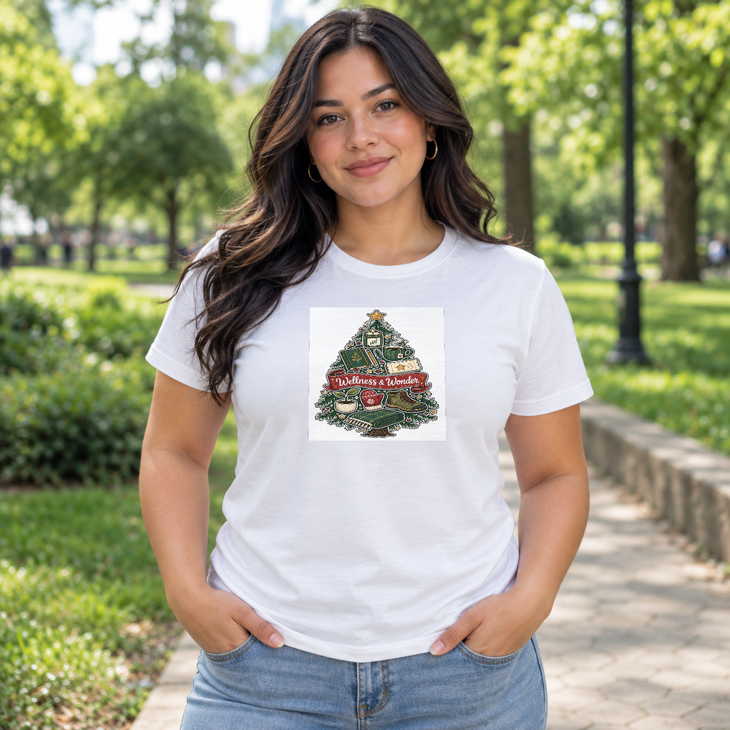 Christmas Day Retro Snow Globe Tee for Cozy Holiday Gifts - Lifestyle 1
