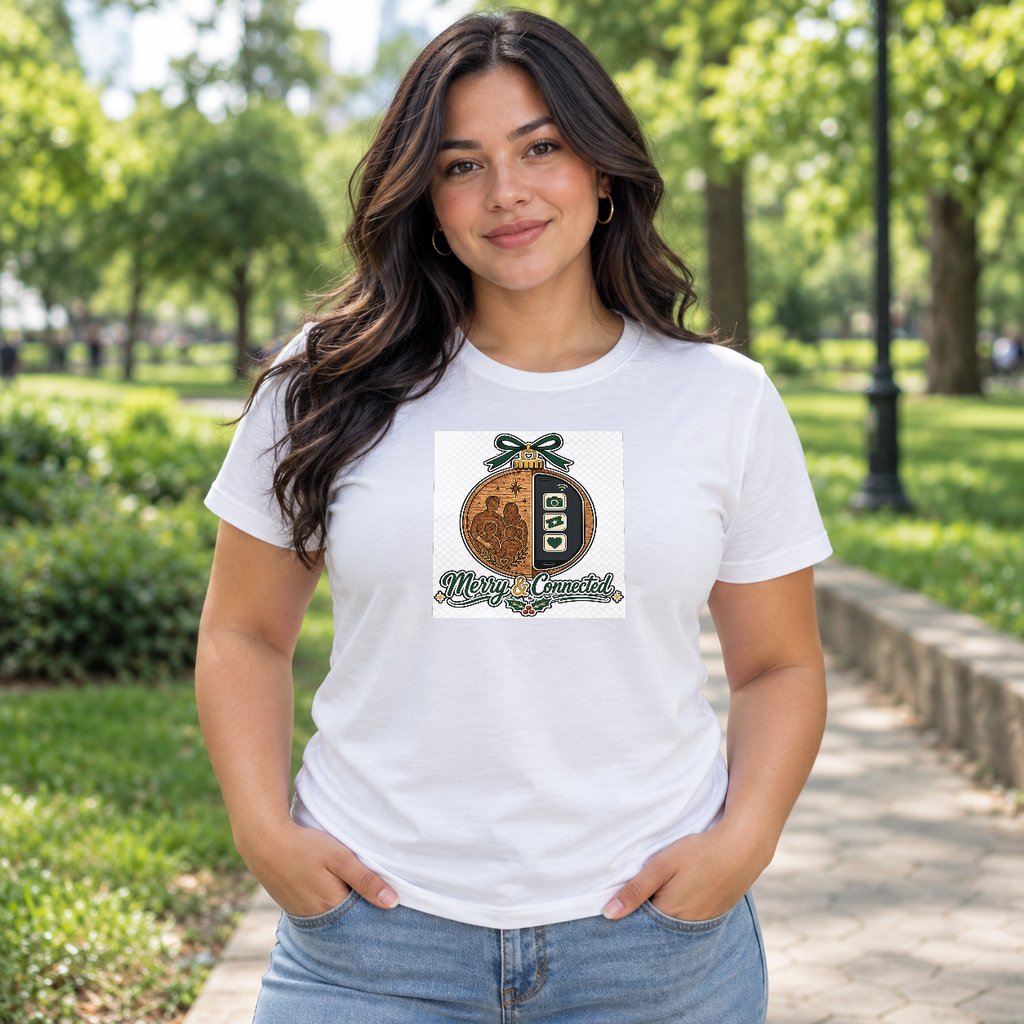 Christmas Day Graphic Tee — Cozy Winter Cabin Gift for Family