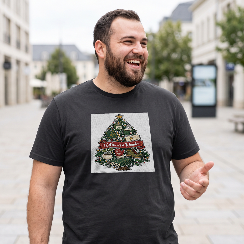 Christmas Day Retro Snow Globe Tee for Cozy Holiday Gifts - Lifestyle 5