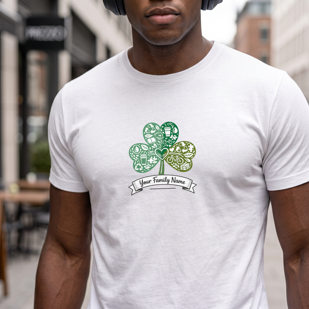 St. Patrick's Day Shirt - Shamrock Pattern Tee for Everyone