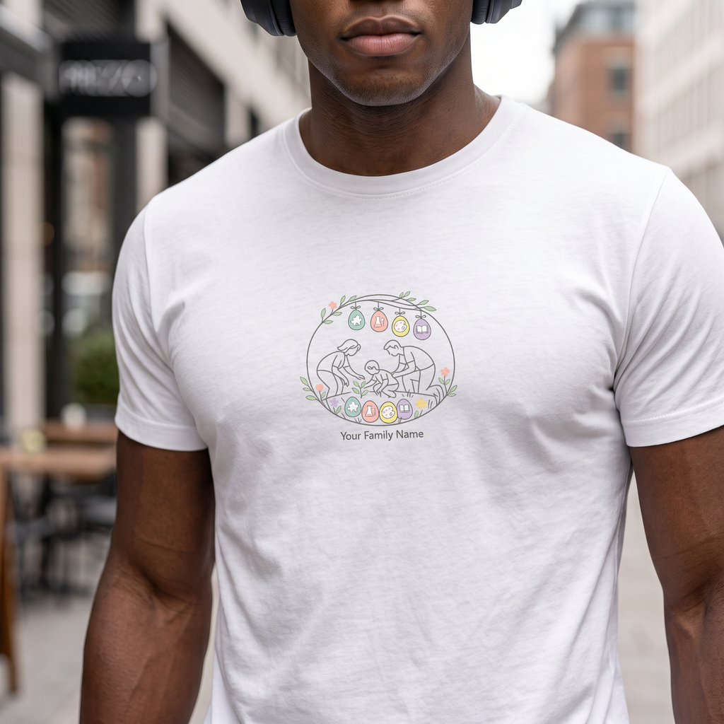 Easter Sunday Shirt for Christians: Spring Faith Art Tee
