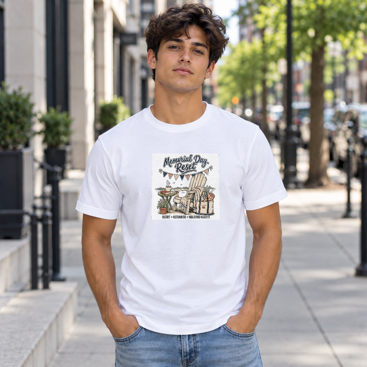 Memorial Day Tribute Tee — Patriotic Shirt for Veterans & Families - Lifestyle 2